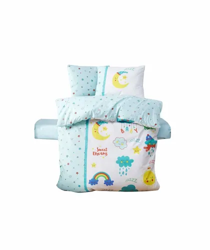 Ranforce Baby Bettw�scheset Bett�berw�rfe & Tagesdecker 100% BAUMWOLLE RANFORCE
