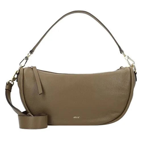 Abro Schultertasche Willow, Leder - Schultertasche aus hochwertigem Leder mit flexiblem Umhängeriemen und praktischem Reißverschluss. Ideal für stilbewusste Damen, die Eleganz und Funktionalität schätzen.