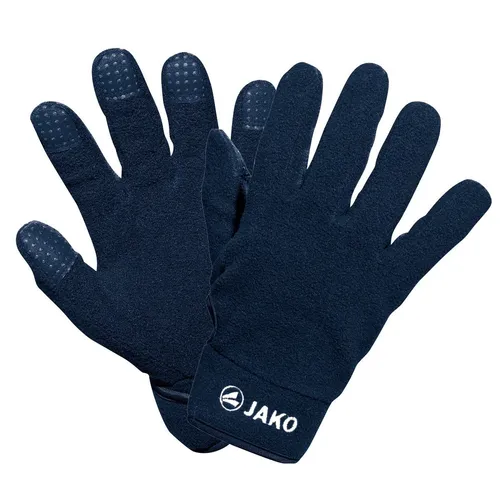 Jako Feldspielerhandschuhe Fleece (100% Polyester, schnelltrocknend ) marineblau - 1 Paar, Größe: 8