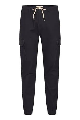 Blend BHSellini Herren Cargohose Lange Hose mit Stretch, Größe:33/32, Farbe:Black (70155)