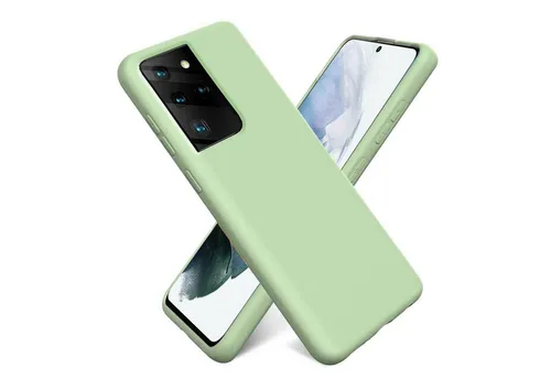CoolGadget Handyhülle Silikon Colour Series Slim Case für Samsung Galaxy S21 Ultra 6,8 Zoll, Hülle weich Handy Cover für Samsung S21 Ultra Schutzhülle