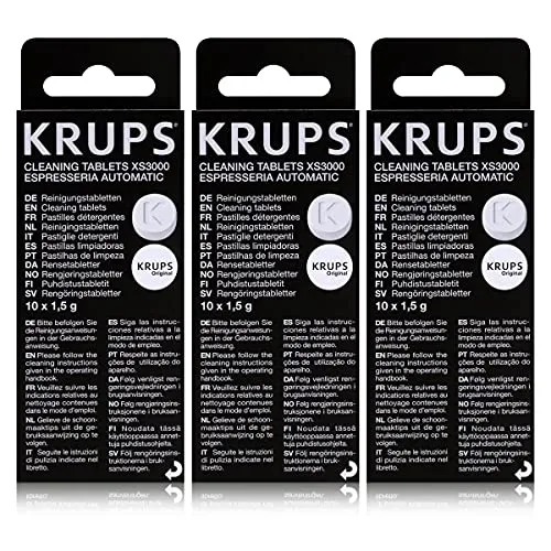 Krups 3 x XS3000 Reinigungstabletten von KRUPS