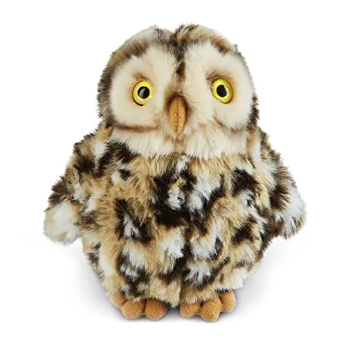 Living Nature Plüschtier – kleine Eule (10 cm)