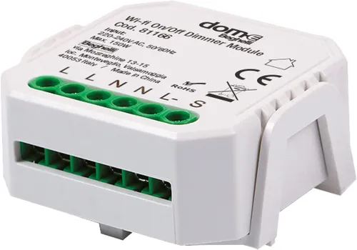 Smart Modul Schalter ON/OFF Relais Und Dimmer Wi-Fi Dom-e Beghelli 81166