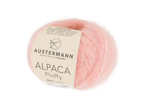 Austermann Garn Austermann Alpaka Fluffy Effektgarn, 85,00 m, Naturgarn, fluffig, leicht, weich