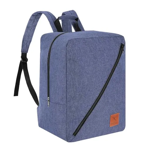 Granori Handgepäck Rucksack Minimalist 40x30x25 cm – Leichter Flugzeug Reiserucksack mit Laptopfach - Ideal für Handgepäck: Exakte Maße 40x30x25 cm für viele Airlines, besonders Eurowings. Leicht und komfortabel, mit verstellbaren Trägern und integrierter Schlaufe für Koffer. Robuster Stoff schützt Ihre Sachen, einfach zu reinigen.