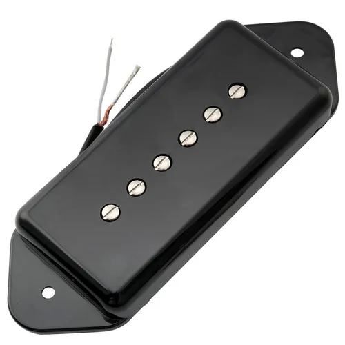 Artec ASA91-BK Black Alnico 5 P90 Dogear Single Coil Guitar Neck Pickup 7.5K