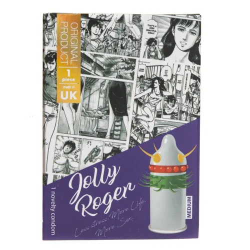 Egzo Jolly Roger Kondom mit Paspel, 1 Stk.