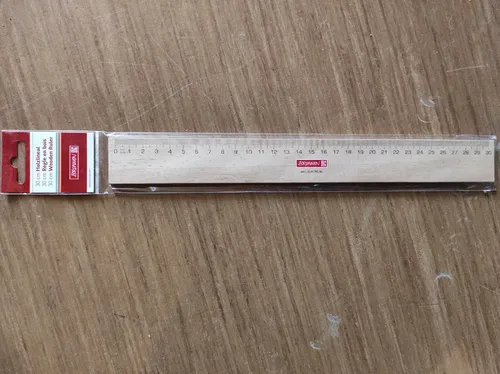 Brunnen Lineal 30 cm Lineal unzerbrechlich Holz Holzlineal 104974030