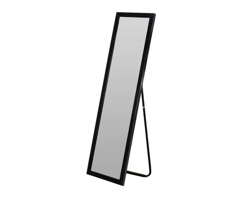 Eleganter Standspiegel in Schwarz - Stylischer Standspiegel aus Metall, 126 cm hoch und ideal für jeden Raum. Perfekt für Ihr Zuhause und um Ihren Look zu perfektionieren.