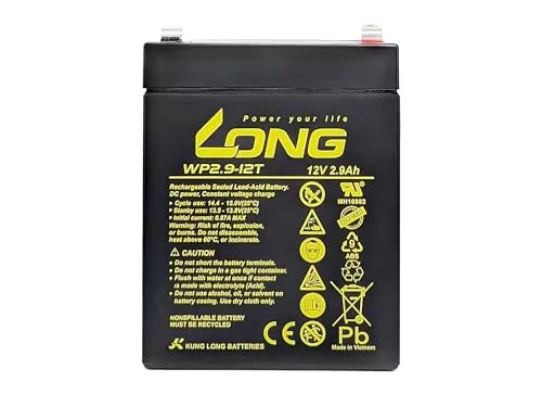 Bleiakku Batterie Kung Long WP2.9-12T 12V 2,9Ah AGM Blei Accu wartungsfrei