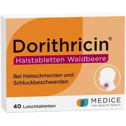 Dorithricin Waldbeere Lutschtabletten bei Halsschmerzen von MEDICE