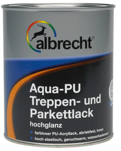 Albrecht Aqua PU-Treppen- und Parkettlack 750 ml