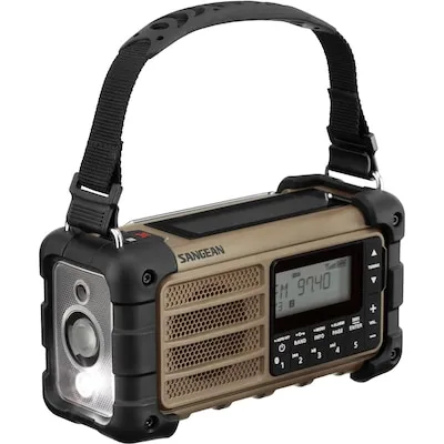 MMR-99+ AM/FM Desert Tan Radio in braun von Sangean