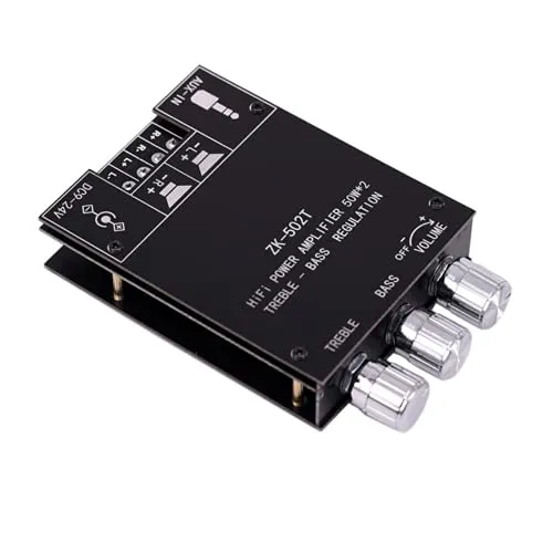 Fasizi TPA3116D2 2 x 50 W Bass AMP Bluetooth 5.0 Subwoofer Verstärker Board 2.0 Kanal High Power Audio Stereo Verstärker Board