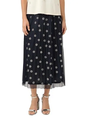 s.Oliver Plissierter Midirock mit Polka Dots von s.Oliver