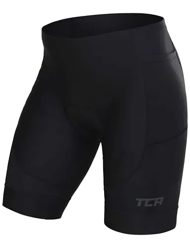 TCA Herren Slipstream Radhose - Radsport-Shorts für Herren mit schnelltrocknender D.R.Y Technologie und rutschfesten Beinabschlüssen für maximalen Komfort auf langen Fahrten.