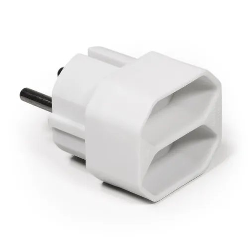 ETT1534061 Steckdosenadapter McPower, 2x Euro, weiß