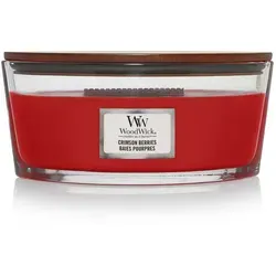 WoodWick Crimson Berries 453,6 g - Duftkerze mit Holzdocht für ein beruhigendes Knistern, ideal zur Schaffung einer gemütlichen Atmosphäre in jedem Raum.
