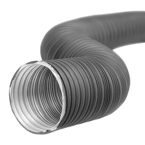 raik SH100-CFX-gg Color Flex Aluflexrohr grau Ø 100 mm - Flexibles Aluflexrohr in grau, Ø 100 mm, Länge 1,5 m, ideal für einfache Montage und optimale Luftzirkulation im Außenluft-Anschluss. Perfekt für Belüftungssysteme und Klimaanlagen geeignet! Mit geprüfter Qualität.