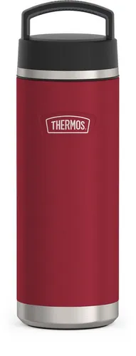 Thermos Icon Beverage Isolierflasche 0.71L - rot - Thermobehälter aus Edelstahl, doppelwandig isoliert für langanhaltende Temperatur und ideal für unterwegs.