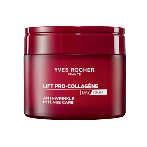 Yves Rocher Lift Pro-Collagene Anti-Falten Intensivpflege 75 ml - Tagescreme für straffe Haut mit pflanzlichem Kollagen und Hyaluronsäure. Reduziert Falten sichtbar und sorgt für sofortige Straffheit. Ideal für alle Hauttypen!