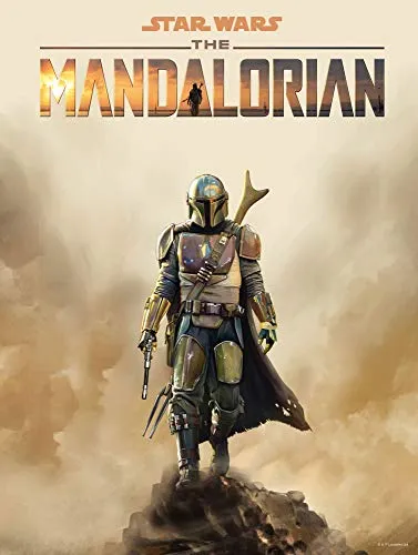 Komar 40 x 50 cm Star Wars Mandalorian Movie Baby Yoda, Dekoration, Wandbild, Poster, Kunstdruck | Größe Rahmen | WB-SW-017-40x50, Bunt