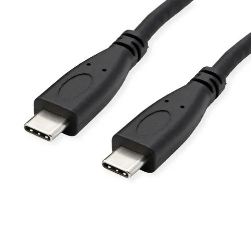 USB 3.2 Gen 2 Kabel, C-C, ST/ST, 10Gbit/s, Emark, 100W, schwarz, 1 m
