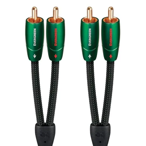 audioquest Evergreen Audiokabel | Länge: 1,0 m | Stecker: Cinch/RCA