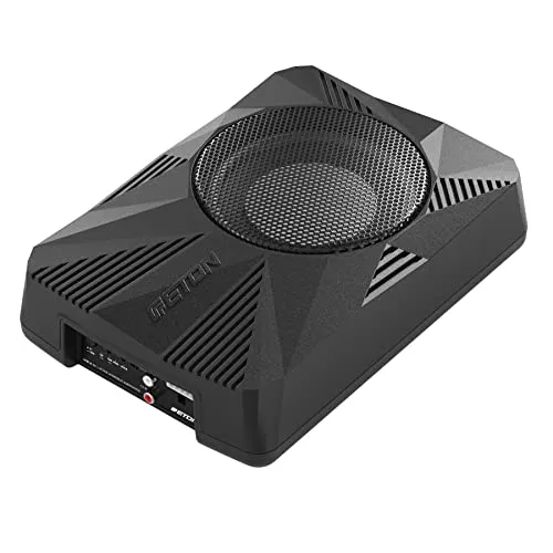 ETON USB 6AR – Kompakter 150 mm Untersitz Aktiv Subwoofer für PKWs - Car-HiFi-Lautsprecher, platzsparend und leistungsstark mit 160 Watt, ideal für Reisemobile und PKWs, passt perfekt unter den Sitz.