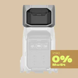 EcoFlow Delta Pro 3 Extra Batterie - 4096Wh Zusatzakku für Delta Pro 3, erweiterbare Energiekapazität und vielseitige Lademöglichkeiten