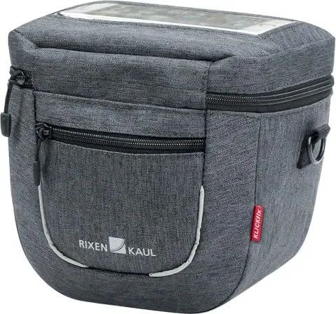 Rixen & Kaul Unisex – Erwachsene 0272ACC Rucksack - Funktionstasche mit transparenter, regenfester PVC-Abdeckung, ideal für Handy und Karten. Hochwertiger Reißverschluss und einfach zu installierendes Befestigungsband, perfekt für Sport und tägliches Radfahren.