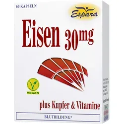 Eisen 30 mg Kapseln 60 St