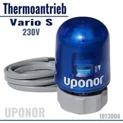 Uponor Thermoantrieb Vario S für Edelstahlverteiler