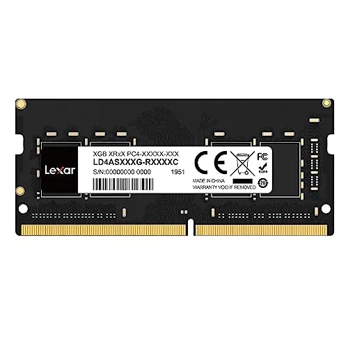 Lexar SODIMM DDR4 16GB 3200 MHz Laptop RAM - Hochleistungs Laptop-Speicher, ideal für ein schnelles Upgrade und verbesserte Desktop-Leistung mit 3200 Mbit/s Geschwindigkeit.