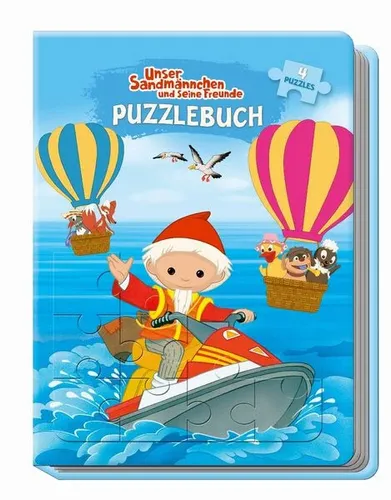Trötsch Unser Sandmännchen und seine Freunde Puzzlebuch Beschäftigungsbuch En...