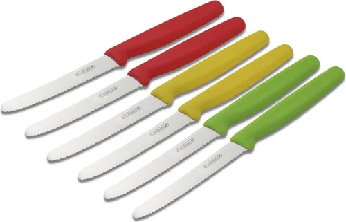 Coolinato 6tlg Set Tafelmesser bunt