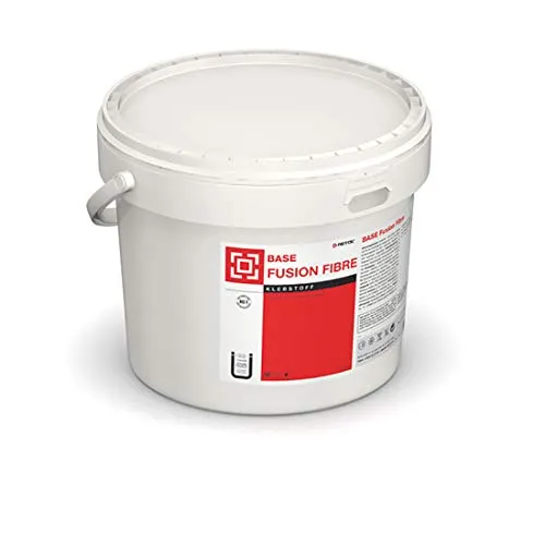 RETOL BASE Fusion Fibre Universalklebstoff 13 kg für PVC und Teppich - Hochwertiger, faserarmierter Universalklebstoff für elastische Beläge bis 4 mm Dicke. Ideal für PVC-Designbeläge, emissionsarm und für Fußbodenheizung geeignet.