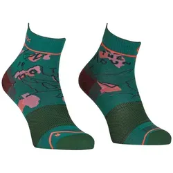 Ortovox Alpine Light Quarter Socks Damen - pacific green, Gr. 35-38 - Sportsocken aus klimaregulierender Merinowolle mit optimaler Ventilation und Dämpfung, ideal für heiße Sommertage am Berg.
