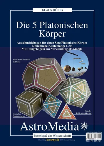 Klaus Hünig | Die 5 Platonischen Körper | Deutsch (2016) | AstroMedia GmbH