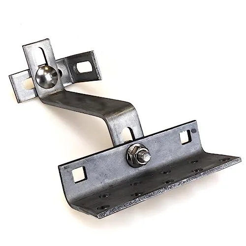 0% DE 6x Photovoltaik Dachhaken verstellbar Solar PV Halterung Edelstahl 5mm, 13cm 130 mm | Dachpfanne