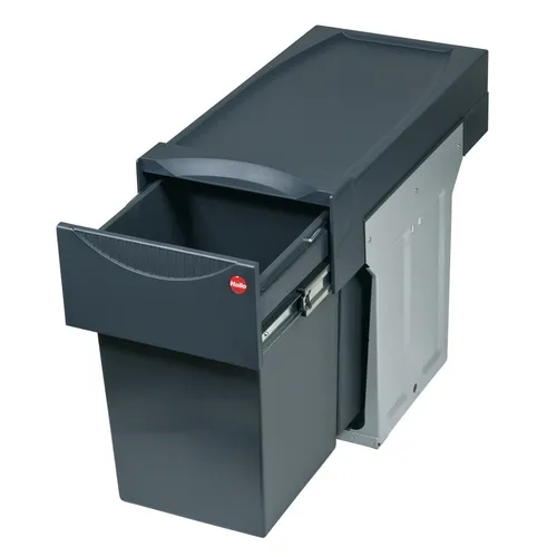 Hailo 3666101 AS Tandem Abfallsammler 2x15L mit Drehtür