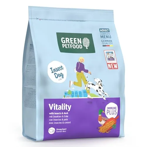 Green Petfood InsectDog Vitality (900 g) | Adult | Hundefutter trocken