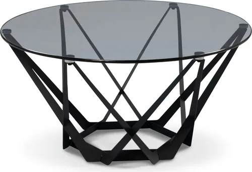 Couchtisch Mia in Grau/Schwarz - Eleganter Metall/Glas Tisch (40x80 cm) - Der Couchtisch Mia verbindet modernes Design mit Funktionalität. Mit bruchsicherer Glasplatte und stabiler Metallkonstruktion ist er ideal für stilvolle Wohnzimmer und bietet großzügigen Platz für Ihre Lieblingsartikel.