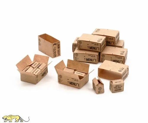 Tamiya 12689 US 10in1 Rationskartons - WWII - 1:35
