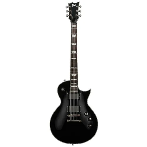 ESP LTD EC-401 BLK E-Gitarre - NEU - Elektrische Gitarre in elegantem Schwarz, ideal für Rock und Metal, herausragender Klang und komfortables Spielgefühl.