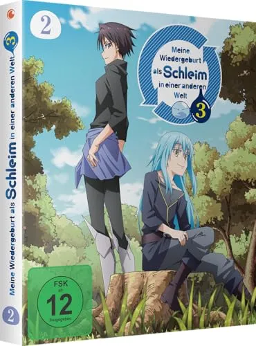 Meine Wiedergeburt als Schleim in einer anderen Welt - Staffel 3 - Vol.2 - [DVD] - Erlebe die neueste Episode der beliebten Anime-Serie. Ideal für Fans von Fantasy und Abenteuer, bietet diese DVD spannende Unterhaltung für Jung und Alt.