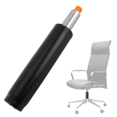 PRITOK Stabile Gasdruckfeder Gaslift: Gasdruckdämpfer für Bürostuhl Ersatz, Bürostühle bis 200kg Belastbarkeit, Höhenverstellbar, Gesamtlänge 278mm-393mm, Kolben Länge 220mm für Drehstuhl (Schwarz)