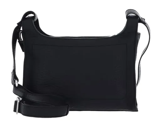 Voi Gunilla Umhängetasche schwarz - Elegante Umhängetasche mit edlem Design, ideal für stilbewusste Frauen. Die optimale Fächeraufteilung sorgt für perfekte Organisation, Maße: 25 x 17,5 x 8 cm.