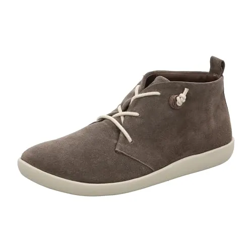 THINK! Damen Nature Sneaker Pepper/Kombi 2000, 38 EU Schmal - Damen-Sneaker mit herausnehmbarer Leder-Einlegesohle und elastischer Schnürung für leichten Einstieg. Die weiche Gummisohle dämpft jeden Schritt und sorgt für hohen Tragekomfort.